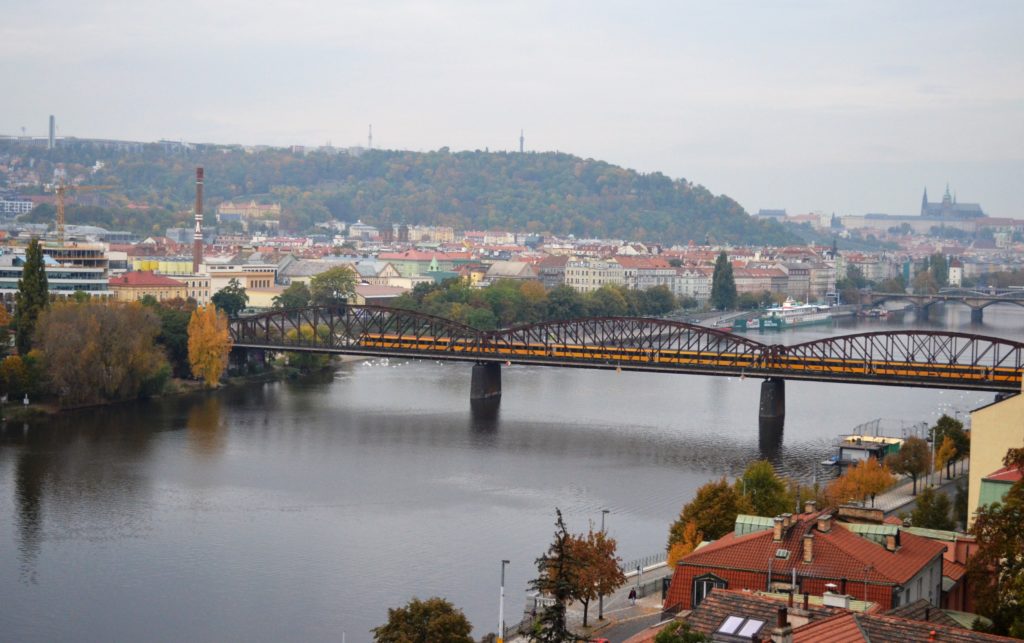 Прага, вид с Вышеграда