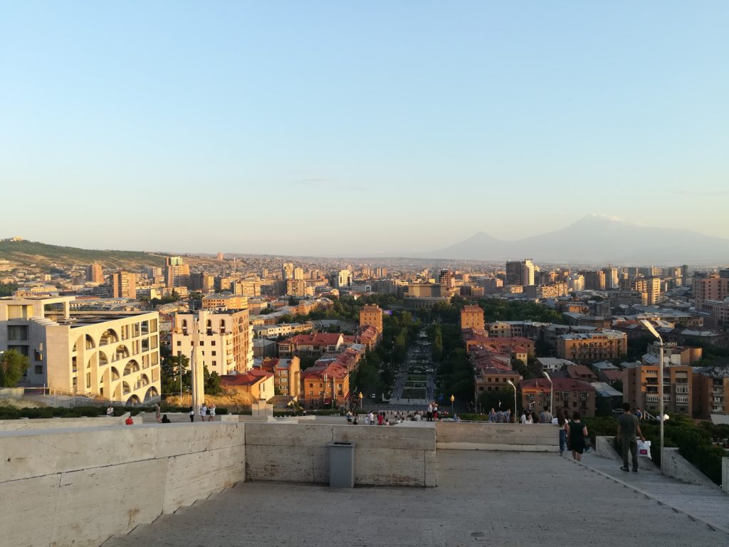 Ереван, вид на город с Каскада